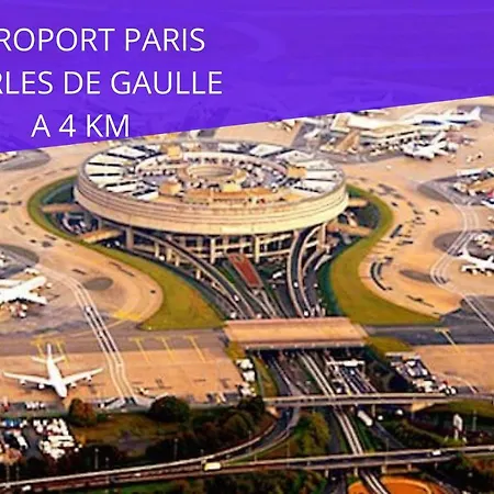 Paris Cdg : Duplex - 3 Bedrooms 公寓 *